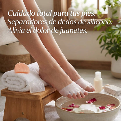 Separadores de Dedo de Silicona para Juanetes